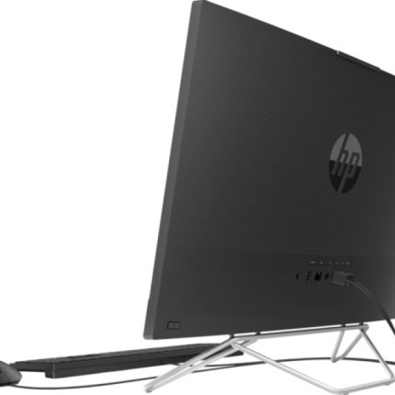 ALL-IN-ONE PC - 23.8” HP AIO 24-CR0023CI 23.8” FHD IPS AG, AMD RYZEN 3 7320U, 8GB LPDDR5 5500 (ONBOARD), 512GB M.2 PCIE NVME SSD, AMD INTEGRATED GRAPHICS, CR, HD CAM, WIFI6 + BT5.2, HDMI, LAN, BLACK WIRED KB+MS 125, FREEDOS, JET BLACK.