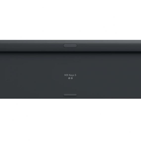 LOGITECH WIRELESS MX KEYS S ADVANCED ILLUMINATED KEYBOARD, LOGITECH UNIFYING 2.4GHZ WIRELESS TECHNOLOGY, BLUETOOTH LOW ENERGY, RECHARGEABLE WITH USB TYPE C, UKR, GRAPHITE