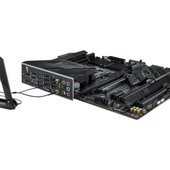 ASUS ROG STRIX Z790-F GAMING WIFI, SOCKET 1700, 17 PHASES, INTEL(R) Z790 (13/12TH GEN CPU), CPU GRAPHICS, HDMI, DP, DUAL 4XDDR5-7800, 3XPCIE X16 5.0, 4 XSATA3, RAID, 4XM.2 4.0, 1XPCIE X1, ALC4080/SPDIF, 2.5GBE LAN, WIFI6E/BT, 2XUSB-C 3.2GEN2X2, 3XUSB 3.2GEN