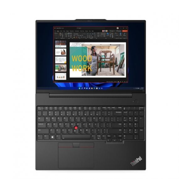 LENOVO THINKPAD E16 G1 BLACK- 16.0” WUXGA  IPS AG 300NITS (INTEL CORE I7-13700H, 32GB DDR4-3200, 1TB SSD M.2 2242 PCIE NVME (2XSSD SLOTS),  INTEL IRIS XE GRAPHICS, WIFI 6E+BT5.1, TPM, FPR, FHD IR CAM, 1XTB4, HDMI, RJ-45, NON-BACKLIT RU KB, 65W USB-C PSU, 