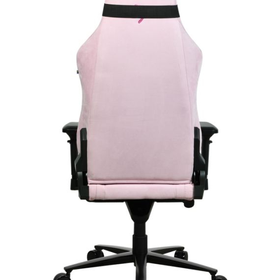 GAMING/OFFICE CHAIR AROZZI VERNAZZA SUPERSOFT FABRIC, PINK, VELVETY TEXTURE FLUID-REPELLANT, MAX WEIGHT UP TO 135-145KG / HEIGHT 165-190CM, TILT  ANGLE LOCK, RECLINE 165°, 4D ARMRESTS, HEAD AND LUMBER CUSHIONS, METAL FRAME, ALUMINIUM WHEELBASE, GAS LIFT 4