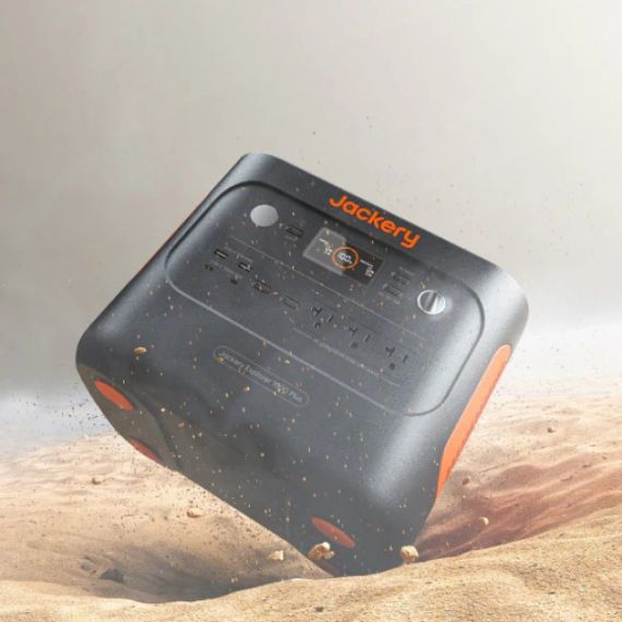 JACKERY ”EXPLORER 1000 PLUS” PORTABLE POWER STATION, CAPACITY: 1264WH, AC OUTPUT: 2000W, LCD, 2* USB-A, 2*USB-C, 2*AC OUTPUT, 1 CAR PORT, DC OUTPUT, 4000 CYCLES LIFEPO4, JACKERY APP, WEIGHT:14.5KG, 283X260X356MM, CHARGE 0-100% IN 1.7 HOUR, BLACK/ORANGE