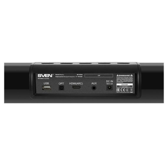 SVEN SOUNDBAR SB-2150A, BLACK (180 W, USB, DISPLAY, RC, OPTICAL, BLUETOOTH, WIRELESS SUBWOOFER)