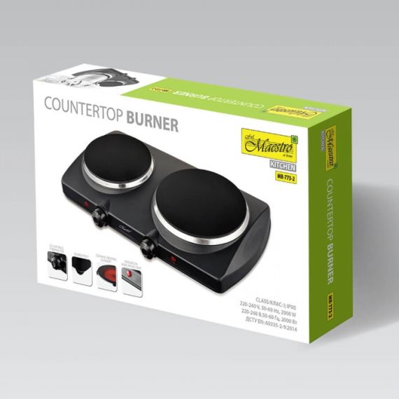 ЭЛЕКТРОПЛИТА MAESTRO MR-773-2 2000 W
