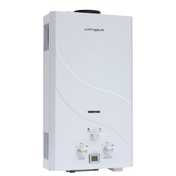 ГАЗОВЫЙ ПРОТОЧНЫЙ ВОДОНАГРЕВАТЕЛЬ С ЕСТЕСТВЕННЫМ ВЫБРОСОМ ПРОДУКТОВ СГОРАНИЯ EUROTERM ET W20-1A