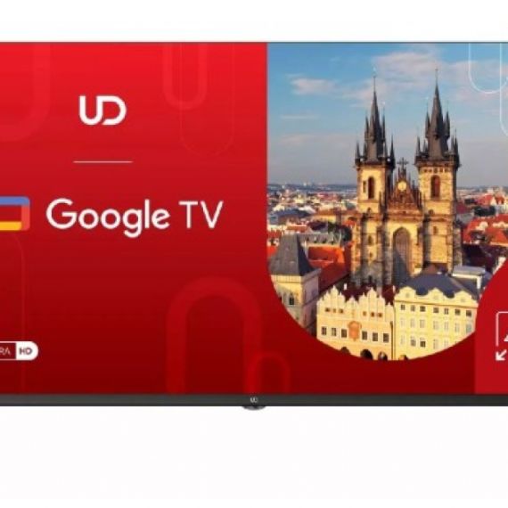50” LED TV UD 50GU6210, BLACK (3840X2160 UHD, GOOGLE TV, 3 X HDMI2.0, 2 X USB, WI-FI (2.4GHZ+5GHZ), BLUETOOTH, DVB-T/T2/C/S2, SPEAKERS 2 X 7W DOLBY AUDIO, VESA 200X200, 9.8 KG)