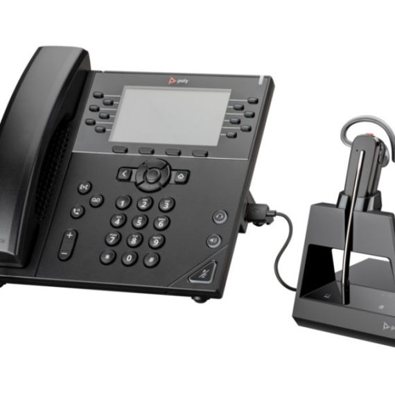 POLY VOYAGER 4245-M OFFICE HEADSET +USB-A TO MICRO USB CABLE, BT600 BLUETOOTH USB ADAPTER; NOISE-CANCELLING DUAL-MIC WITH ACOUSTIC FENCE TECHNOLOGY, UP TO 24 HOURS, UP TO 91 METERS, TRAVEL CASE, BLACK, 28G