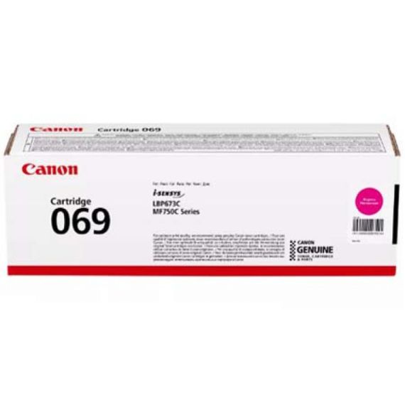 LASER CARTRIDGE CANON 069 M (5092C002), MAGENTA (1900 PAGES) FOR CANON I-SENSYS MF752CDW/ MF754CDW/ LBP673CDW