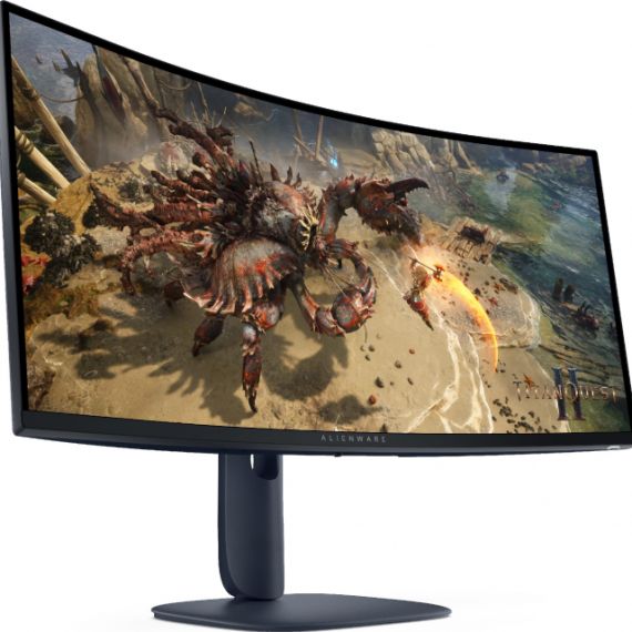 34.0” DELL VA  ALIENWARE AW3425DWM CURVED BLACK (1MS, 3000:1, 400CD, 3440X1440, 21:9, 178°/178°, 180HZ REFRESH RATE, VESA DISPLAYHDR 400, TMDS, HDR, VRR, 2 X HDMI2.3, DISPLAYPORT, USB HUB: 2 X USB3.2, HEIGHT ADJUSTMENT, VESA)