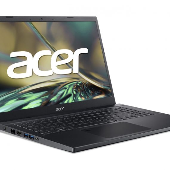 ACER ASPIRE A715-76G CHARCOAL BLACK (NH.QN4EU.002) 15.6" FHD IPS (INTEL CORE I5-12450H 8XCORE 2.0-4.4GHZ, 16GB (2X8GB) DDR4 RAM, 1TB PCIE NVME SSD, GEFORCE RTX 2050 4G GDDR6, WIFI6E-AX/BT5.1, RJ-45, FPR, 50WH 3CELL, 720P HD WEBCAM, BACKLIT KB, EN/RU/UA, N