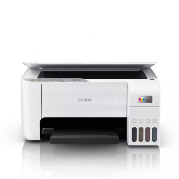 MFD CISS EPSON ECOTANK L3256 WHITE, COLOR PRINTER/SCANNER/COPIER,WI-FI,  A4, PRINT 5760X1440DPI, 3PL, BLUE PANEL, SCAN 600X1200 DPI, ISO/IEC 10.0/5.0 IPM,64-300 Г/М2, WI-FI DIRECT,USB 2.0, 4 INK TANKS: C13T00S14A/24A/34A/44A  B/M/Y/C BLACK: 3.600 PAGES  C