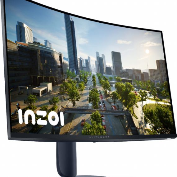 31.5” DELL VA  ALIENWARE AW3225DM CURVED BLACK (1MS, 3000:1, 400CD, 2560X1440, 178°/178°, 180HZ REFRESH RATE, VESA DISPLAYHDR 400, TMDS, HDR, VRR, 2 X HDMI2.3, DISPLAYPORT, USB HUB: 2 X USB3.2, HEIGHT ADJUSTMENT, VESA)