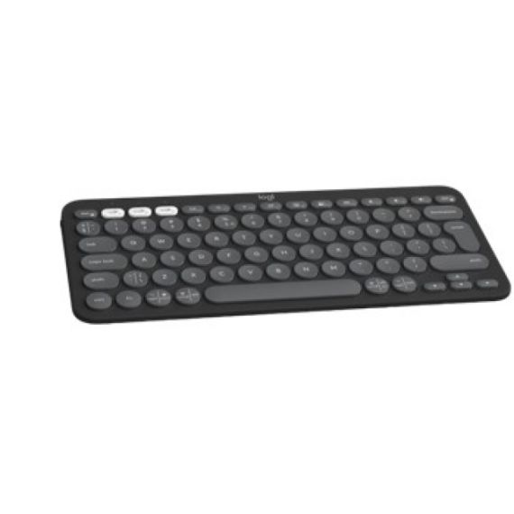 LOGITECH BLUETOOTH PEBBLE KEYS2 K380S MULTI-DEVICE KEYBOARD, TONAL GRAPHITE - US INT'L - BT - N/A - INTNL