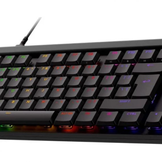 LOGITECH WIRED GAMING KEYBOARD G515 TKL, GL MECHANICAL SWITCHES, DOUBLE-SHOT PBT KEYCAPS, KEYCONTROL, SOUND DAMPENING CONSTRUCTION, LIGHTSYNC RGB, BLACK - USB - EMEA28I-935 - TACTILE, US