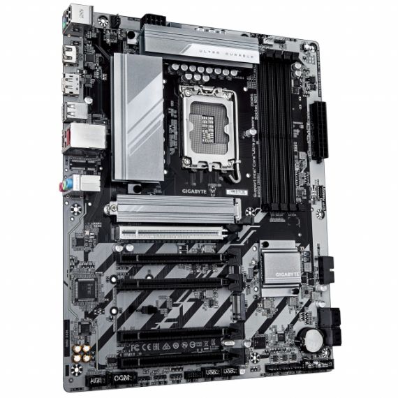 GIGABYTE B860 DS3H, SOCKET 1851, 11PHASES, INTEL(R) B860 (ULTRA 2 SERIES CPU), CPU GRAPHICS, HDMI, DP, DUAL 4XDDR5-9066, 5XPCIE X16 5.0, 4XSATA3, RAID, 2XM.2 5.0, 1XPCIE X1, REALTEK 7.1 HDA, 2.5GBE LAN, 1XUSB-C 3.2GEN2X2, 1XUSB3.2GEN2, 3XUSB3.2(1C+2A), RGB 