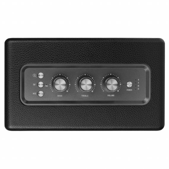 SVEN HA-950, BLUETOOTH HOME AUDIO SYSTYEM 60W (RMS), TWS, USB, MICROSD, REMOTE CONTROL, MDF, SOFT ECO-LEATHER, VOLUME AND TONE ROTARY KNOBS ON THE TOP PANEL, AUX INPUT, BLACK