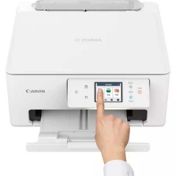 MFD CANON PIXMA TS7640I WHITE, COLOUR PRINTER/DUPLEX/SCANNER/COPIER/WI-FI, A4, PRINT 12001 X 1200DPI_2PL,SCAN 1200X2400DPI, OLED 2.7”, ESAT 15/10 IPM,64-265G/M2, WI-FI: IEEE802.11 B/G/N, USB 2.0, MACOS, PG-485/486XL (180/300&180/300P), MC-G06.