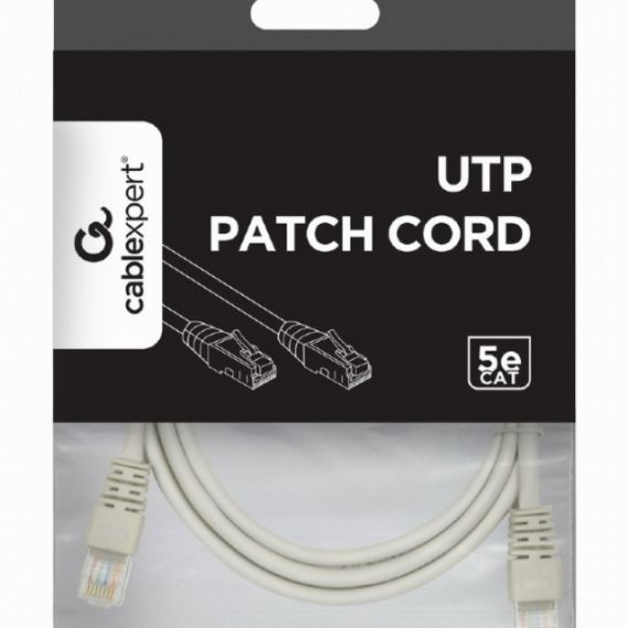 UTP CAT.5E PATCH CORD, 1.5M, GREY