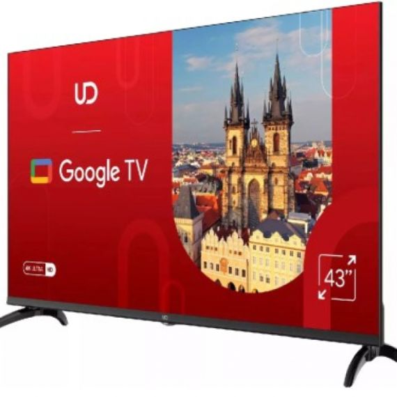 50” LED TV UD 50GU6210, BLACK (3840X2160 UHD, GOOGLE TV, 3 X HDMI2.0, 2 X USB, WI-FI (2.4GHZ+5GHZ), BLUETOOTH, DVB-T/T2/C/S2, SPEAKERS 2 X 7W DOLBY AUDIO, VESA 200X200, 9.8 KG)