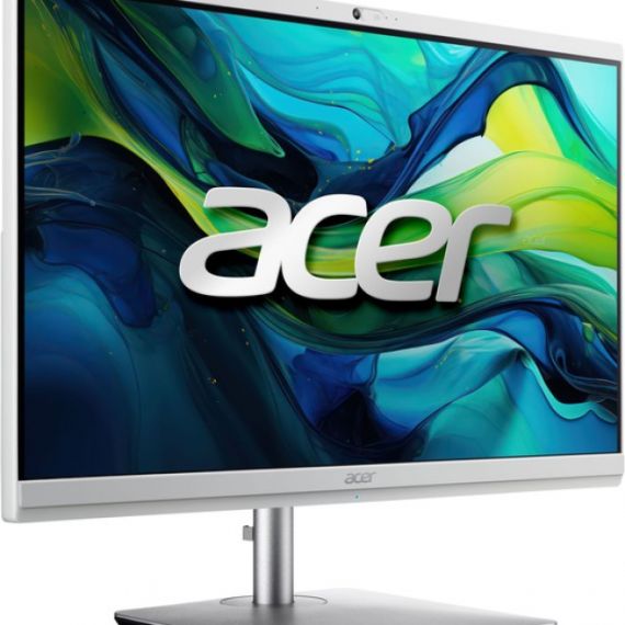 ALL-IN-ONE PC - 27” ACER ASPIRE C27-195ES FHD IPS 250NITS, INTEL CORE ULTRA 7 155U, 32GB (2X16GB) DDR5 RAM, 1TB M.2 PCIE SSD (2 SLOTS), INTEL(R) IRIS XE GRAPHICS, 1 X HDMI OUT, 1 X USB-C 3.2 G2, 5MP CAM, WIFI7+BT 5.3, LAN, 65W PSU, WIRELESS KEYBOARD AND MOU