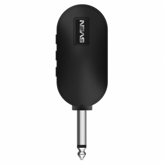 SVEN MK-740, WIRELESS DYNAMIC MICROPHONE, LI-ION 180MAH, 2.4GHZ RADIO / 6.3 MM PLUG, UP TO 25 M DISTANCE, UP TO 12 HOURS, POP FILTER, BLACK