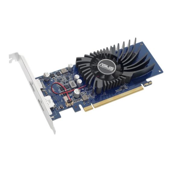 ASUS GEFORCE GT1030 2GB GDDR5 64 BIT, ENGINE 1506MHZ, MEMORY 6008 MHZ, 1-SLOT, SINGLE FAN, ACTIVE COOLING, 1XDP, 1XHDMI, LOW PROFILE FOR HTPC BUILD, RETAIL