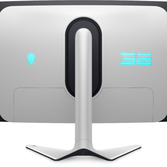 31.6” DELL OLED ALIENWARE AW3225QF CURVED QD UHD BLACK/WHITE (0.03MS, 1M:1, 1000CD, 21:9, 3840X2160, 178°/178°, 240HZ REFRESH RATE, CONSOLE MODE 120HZ, VRR, FRL, QUANTUM DOT, NVIDIA G-SYNC, HDMI2.1, DISPLAYPORT, USB HUB: 2 X USB3.0 + 1 X USB-C, AUDIO LINE