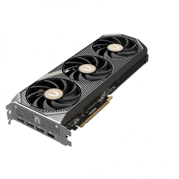 ZOTAC GEFORCE RTX(TM) 5070 SOLID  12GB GDDR7, 192BIT, 2512/28000MHZ, BLACKWELL/DLSS4, PCIEX16 5.0, SFF-READY, 2-SLOT, 1XHDMI, 3XDP, BLADELINK FANS, TRIPLE FAN / ICESTORM 2.0, ACTIVE FAN CONTROL/FREEZE FAN STOP/DUAL BIOS, SPECTRA2.0 RGB LIGHTNING, METAL BACKP