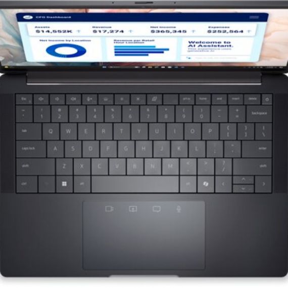 DELL PRO 13 PREMIUM - 13.0'' FHD+ 400NITS, 100% SRGB (INTEL(R) CORE ULTRA 7 268V (48 TOPS NPU), 32GB LPDDR5X 8533 MT/S, 1TB TLC SSD, INTEL ARC GRAPHICS, INTEL WIFI7 2X2 + BT5.4, 2XTB4, FPR, BACKLIT KB EN/UA, 3CELL 60WH 3Y WARRANTY, 8MP HDR+ IR CAM, WIN11PRO
