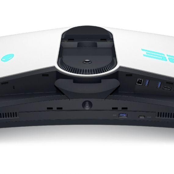 31.6” DELL OLED ALIENWARE AW3225QF CURVED QD UHD BLACK/WHITE (0.03MS, 1M:1, 1000CD, 21:9, 3840X2160, 178°/178°, 240HZ REFRESH RATE, CONSOLE MODE 120HZ, VRR, FRL, QUANTUM DOT, NVIDIA G-SYNC, HDMI2.1, DISPLAYPORT, USB HUB: 2 X USB3.0 + 1 X USB-C, AUDIO LINE
