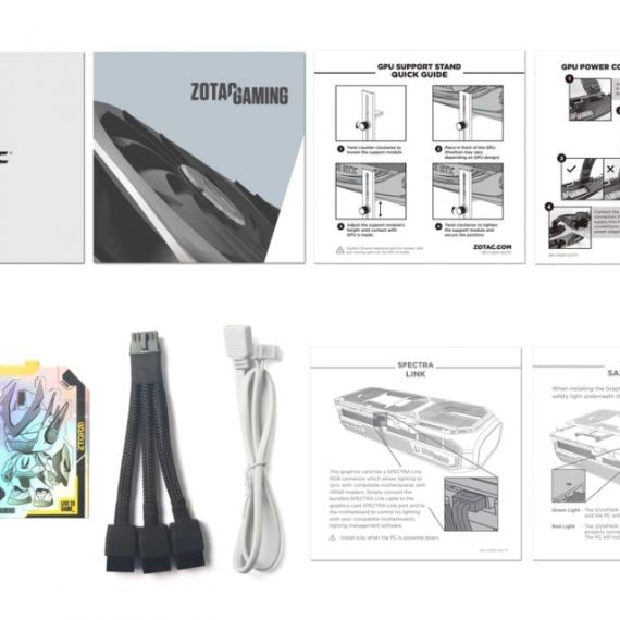 ZOTAC GEFORCE RTX(TM) 5080 SOLID OC WHITE EDITION 16GB GDDR7, 256BIT, 2640/30000MHZ, BLACKWELL/DLSS4, PCIEX16 5.0, 3.5-SLOT, 1XHDMI, 3XDP, LARGE VAPOR CHAMBER, TRIPLE FAN / ICESTORM 3.0, ACTIVE FAN CONTROL/FREEZE FAN STOP/DUAL BIOS, SPECTRA2.0 LINK/RGB LIGHT