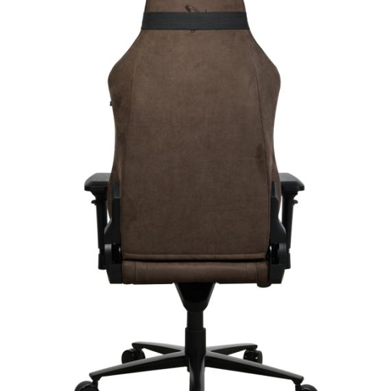 GAMING/OFFICE CHAIR AROZZI VERNAZZA SUPERSOFT FABRIC, BROWN, VELVETY TEXTURE FLUID-REPELLANT, MAX WEIGHT UP TO 135-145KG / HEIGHT 165-190CM, TILT  ANGLE LOCK, RECLINE 165°, 4D ARMRESTS, HEAD AND LUMBER CUSHIONS, METAL FRAME, ALUMINIUM WHEELBASE, GAS LIFT 