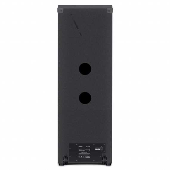 SVEN PS-1500, 500W (2X250) DYNAMIC SWITCHABLE RGB BACKLIGHT, TWS, BLUETOOTH, FM, USB, LED DISPLAY, MICROPHONE INPUT FOR KARAOKE, NFC, AUDIO INPUT FOR CONNECTING AN ELECTRIC GUITAR, CARRYING HANDLE AND WHEELS, WOODEN BODY (MDF), 13 KG, BLACK