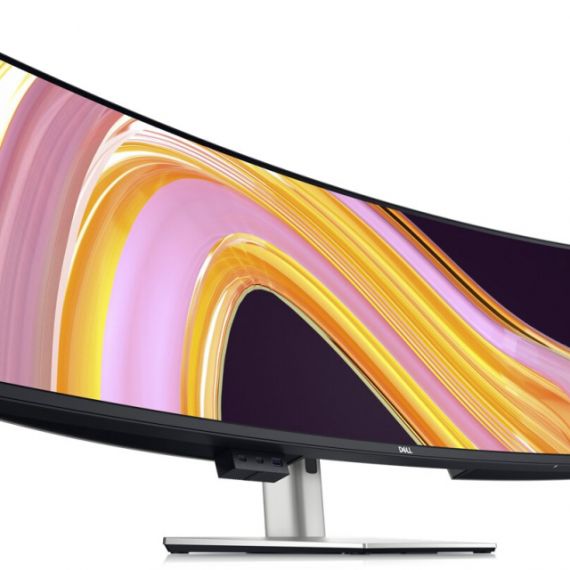 49” DELL IPS LED U4924DW ULTRASHARP BORDERLESS BLACK (5MS, 32:9, 1000:1, 350CD, 5120 X 1440, 178°/178°, 2XHDMI, DISPLAYPORT, 2XUSB-C (POWER, DATA, VIDEO), LAN 2.5GBE (RJ-45), AUDIO LINE-OUT, HEIGHT ADJUSTMENT, USB HUB: 4 X USB3.2, VESA)