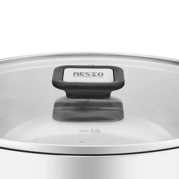 НАБОР КАСТРЮЛЬ RESTO 92214, НЕРЖАВЕЮЩАЯ СТАЛЬ