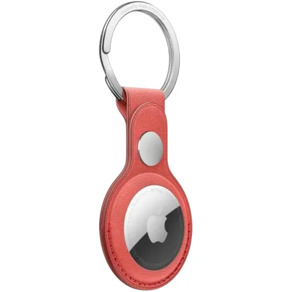 ЧЕХОЛ ДЛЯ ТРЕКЕРА AIRTAG APPLE FINEWOVEN KEY RING, CORAL