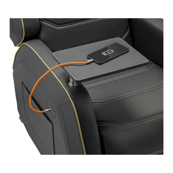 ИГРОВОЕ КРЕСЛО COUGAR RANGER PRO ROYAL, ПВХ КОЖА, ЧЕРНЫЙ | ЗОЛОТИСТЫЙ