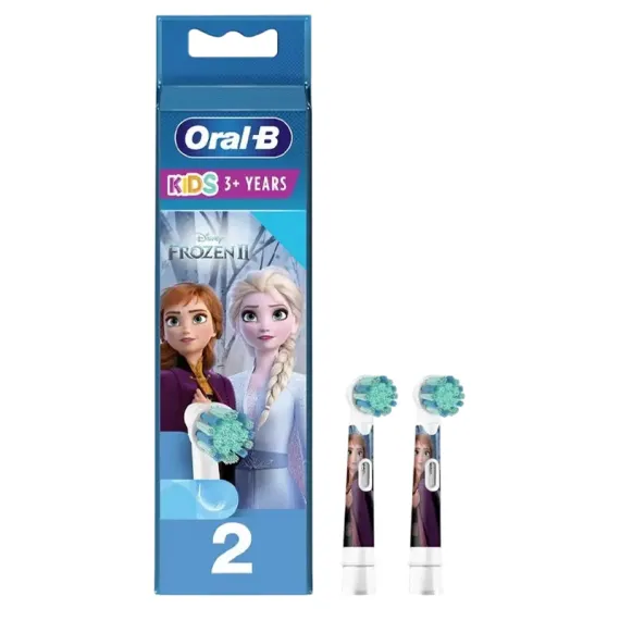 НАСАДКА ДЛЯ ЭЛЕКТРИЧЕСКОЙ ЗУБНОЙ ЩЕТКИ BRAUN ORAL-B EB10-2 FROZEN, БЕЛЫЙ