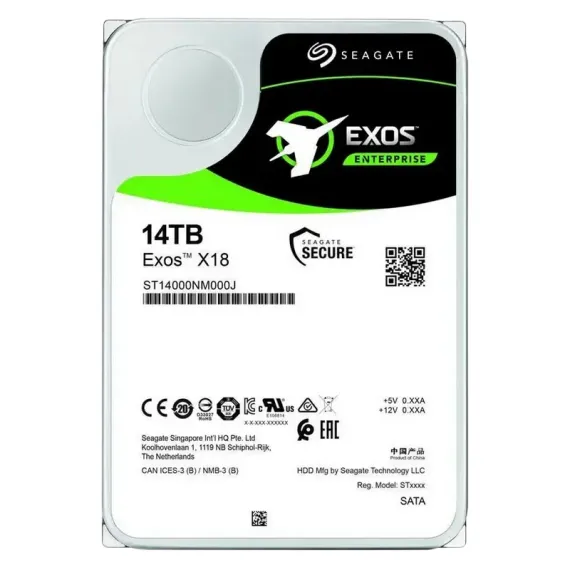ЖЕСТКИЙ ДИСК SEAGATE EXOS X18, 3.5", 14 ТБ