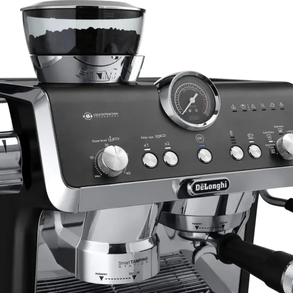 КОФЕВАРКА РОЖКОВАЯ DELONGHI EC 9555 BK, 1550ВТ, ЧЕРНЫЙ