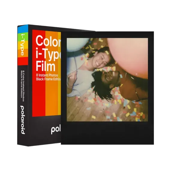 POLAROID COLOR FILM ДЛЯ I-TYPE,BLACK FRAME EDITION, 8 ШТ