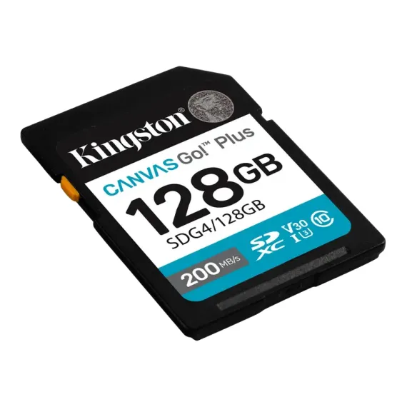 КАРТА ПАМЯТИ KINGSTON CANVAS GO! PLUS, 128ГБ (SDG4/128GB)