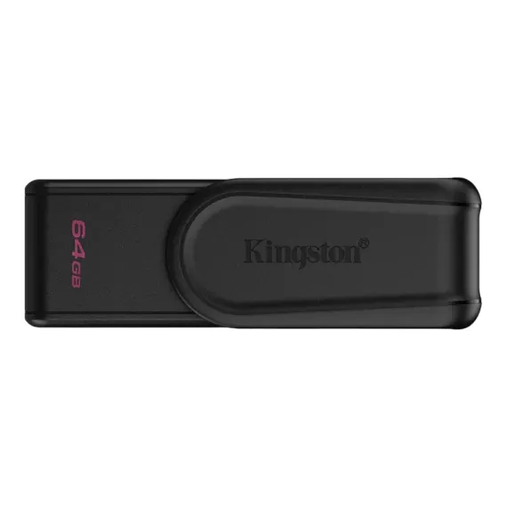 USB FLASH НАКОПИТЕЛЬ KINGSTON DATATRAVELER EXODIA S, 64ГБ, ЧЁРНЫЙ