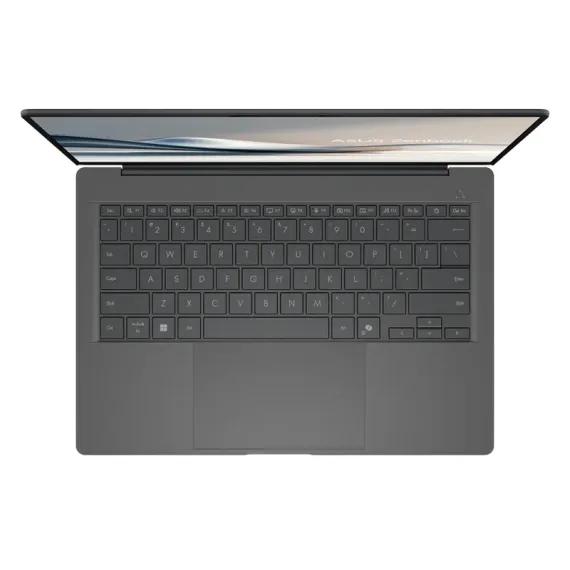 НОУТБУК 14" ASUS ZENBOOK A14 OLED UX3407QA, ICELAND GRAY, QUALCOMM SNAPDRAGON X X1-26-100, 16ГБ/512ГБ, WINDOWS 11 HOME