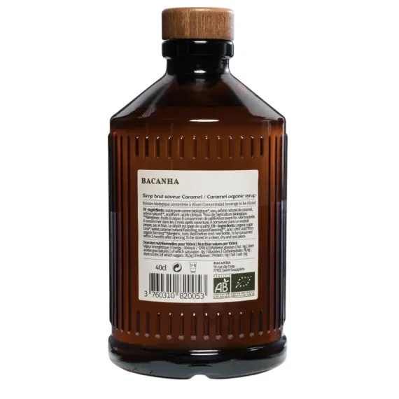 СИРОП BACANHA BRUT CARAMEL, 400 МЛ