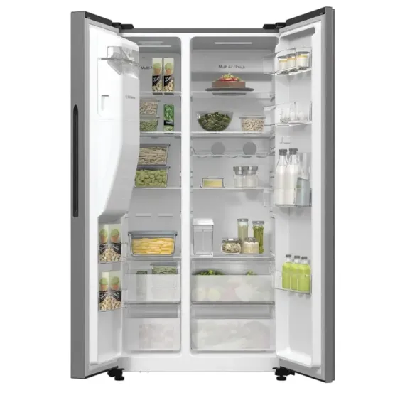 ХОЛОДИЛЬНИК HISENSE RS5P535NTCE, НЕРЖАВЕЮЩАЯ СТАЛЬ