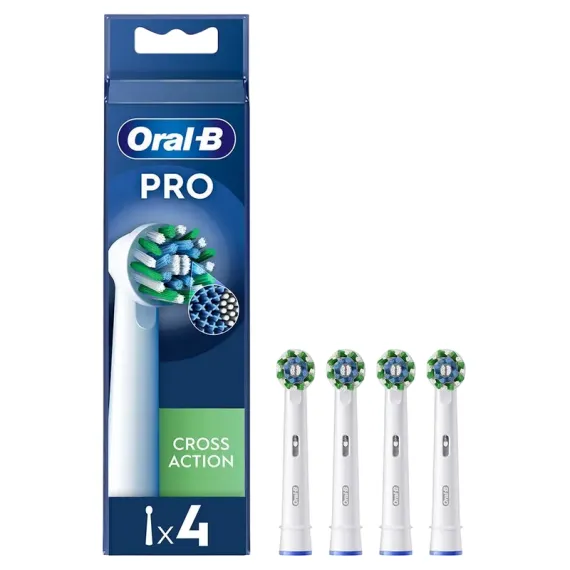НАСАДКА ДЛЯ ЭЛЕКТРИЧЕСКОЙ ЗУБНОЙ ЩЕТКИ BRAUN ORAL-B PRO CROSS ACTION, БЕЛЫЙ