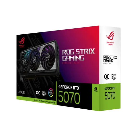 ВИДЕОКАРТА ASUS ROG-STRIX-RTX5070-O12G-GAMING, 12ГБ GDDR7 192БИТ