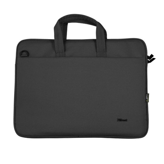TRUST NB BAG 16" BOLOGNA, ECO-FRIENDLY SLIM LAPTOP BAG FOR 16" LAPTOPS, (410 X 290MM), BLACK