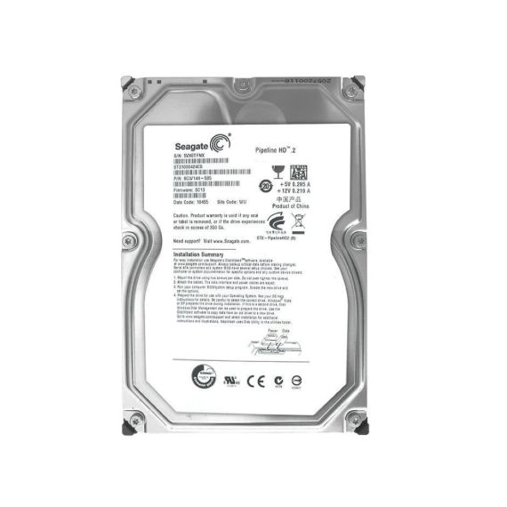 3.5" HDD 1.0TB  SEAGATE ST31000322CS PIPELINE HD(TM).2, 5900RPM, 8MB, SATAII, NP
